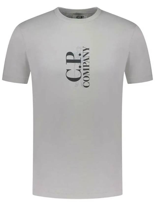 30/1 Jersey British Sailor Short Sleeve T-Shirt Grey - CP COMPANY - BALAAN 2