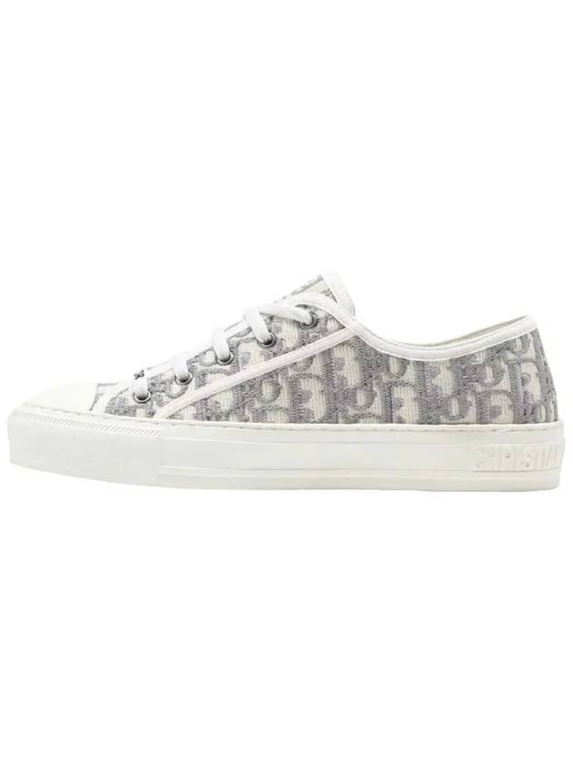 Walk'N'Dior Oblique Low Top Sneakers Grey - DIOR - BALAAN 4