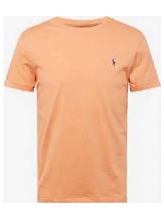 Custom slim crewneck t shirt orange 1279902 - POLO RALPH LAUREN - BALAAN 1