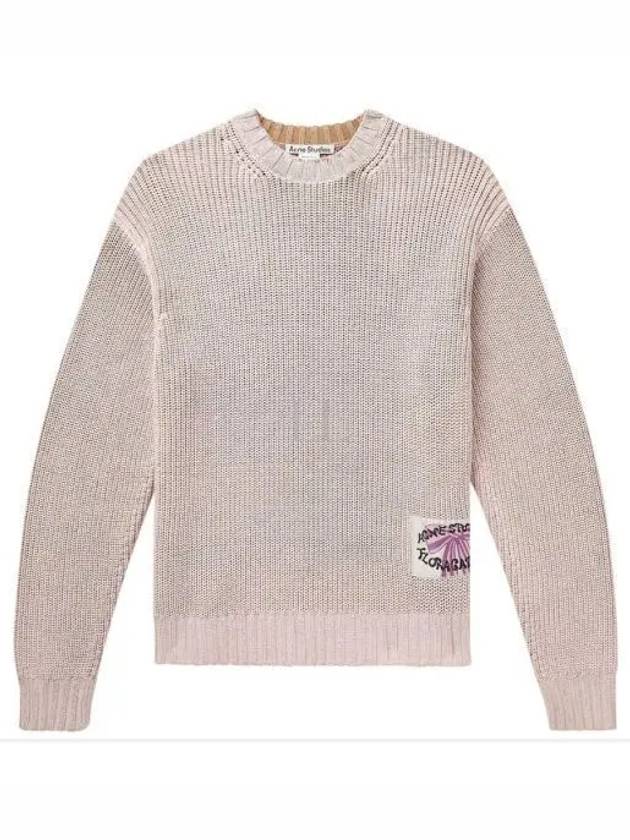 Smashing Bow Logo Label Knit Top Pink - ACNE STUDIOS - BALAAN 2