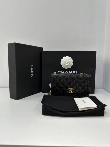 Season Chain WOC Lambskin Black Gold AP3043 - CHANEL - BALAAN 1