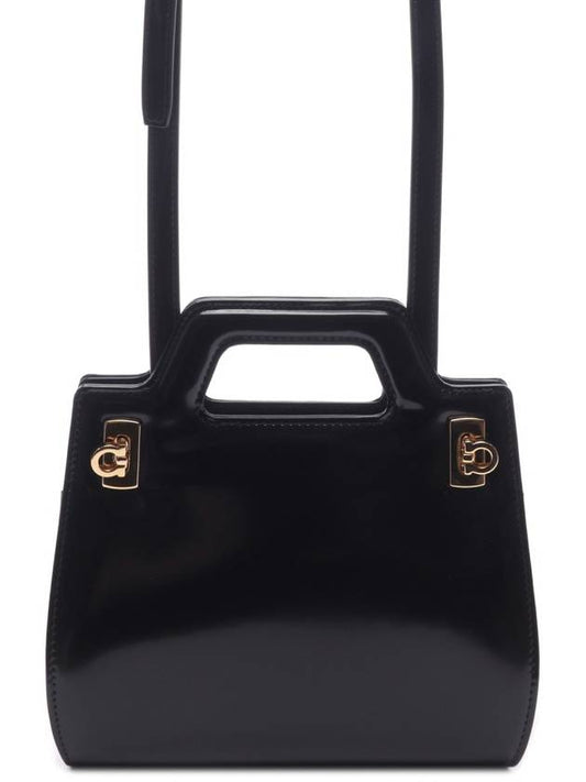 Wanda Mini Bag Black - SALVATORE FERRAGAMO - BALAAN 2