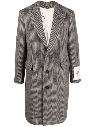 Sleeve Tag Single Coat Grey - GOLDEN GOOSE - BALAAN 2