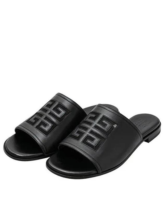 4G embossed logo flat slipper sandals - GIVENCHY - BALAAN 2