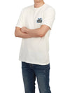 24/1 Jersey Artisanal British Sailor Short Sleeve T-Shirt White - CP COMPANY - BALAAN 5