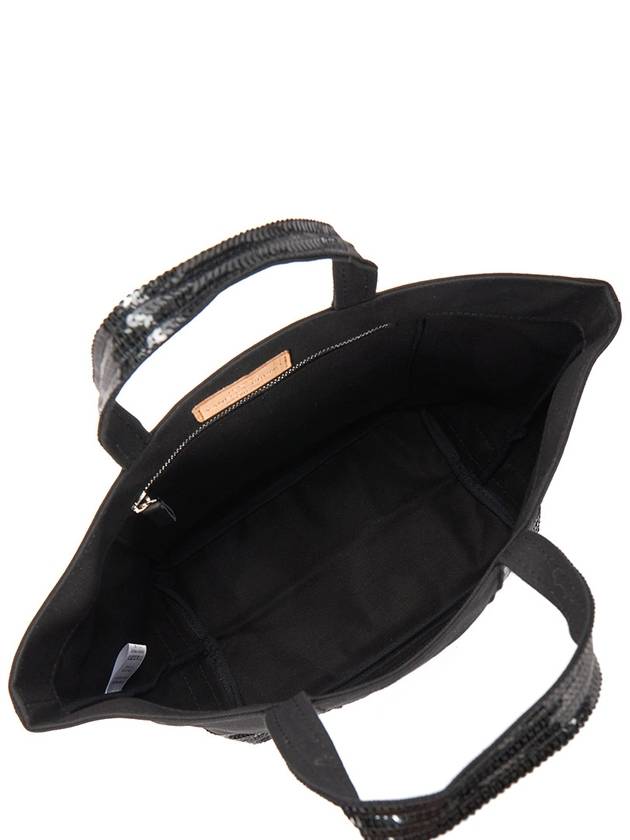 Canvas M Cabas Tote Bag Black - VANESSA BRUNO - BALAAN 7