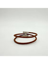 Tournis Tresse Bracelet Brown - HERMES - BALAAN 5