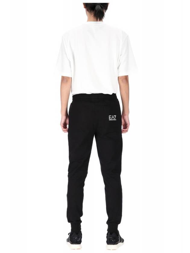 EA7 Logo Cotton Jogging Pants 8NPPC3 PJ05Z 0203 - EMPORIO ARMANI - BALAAN.