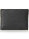 Rockstud Leather Card Wallet Black - VALENTINO - BALAAN 5