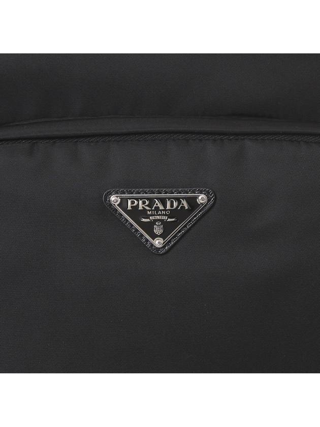 Triangle Logo Re-Nylon Backpack Black - PRADA - BALAAN 6