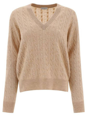 Sweater MER186402C8710 Beige - BRUNELLO CUCINELLI - BALAAN 1