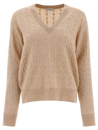 Sweater MER186402C8710 Beige - BRUNELLO CUCINELLI - BALAAN 1