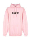 Crew Logo Print Oversized Hoodie Pink - BALENCIAGA - BALAAN 2