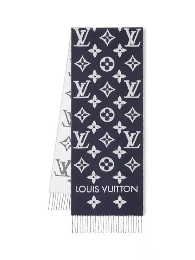 LV Essential Scarf Navy - LOUIS VUITTON - BALAAN 4