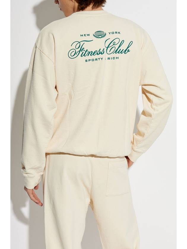 Sporty & Rich Sweatshirt From The Fitness World Collection, Unisex, Cream - SPORTY & RICH - BALAAN 6