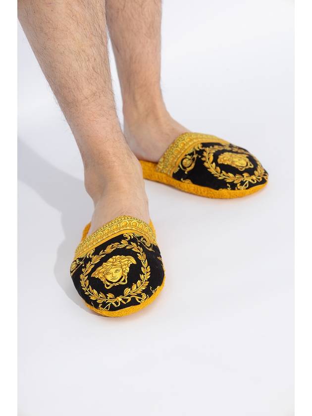 I Love Baroque Slippers Yellow - VERSACE - BALAAN 3