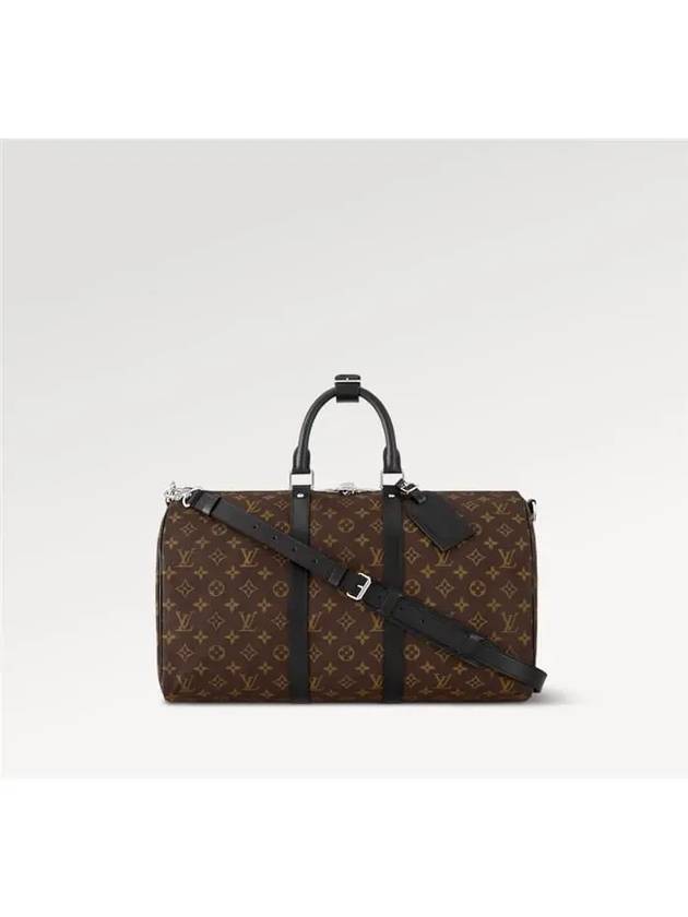 Keepall Bandouliere 45 Monogram Macassar Duffel Bag Brown - LOUIS VUITTON - BALAAN 2