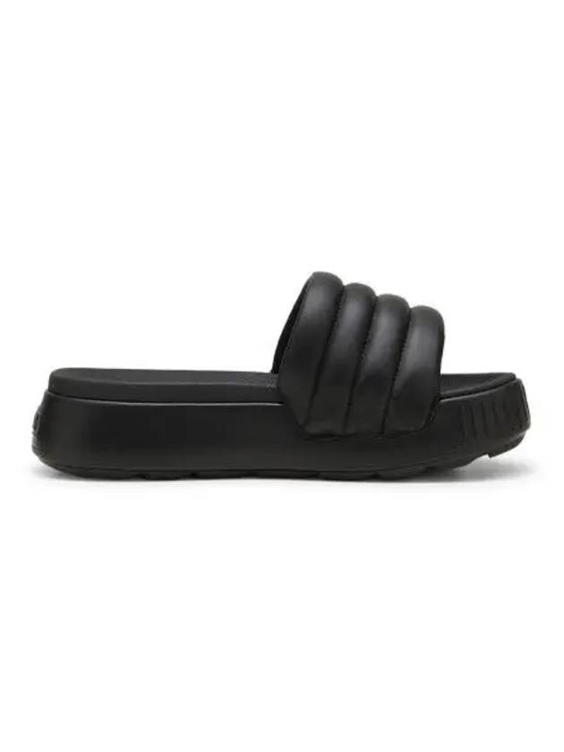 Karmen Puffy Slippers Black - PUMA - BALAAN 1