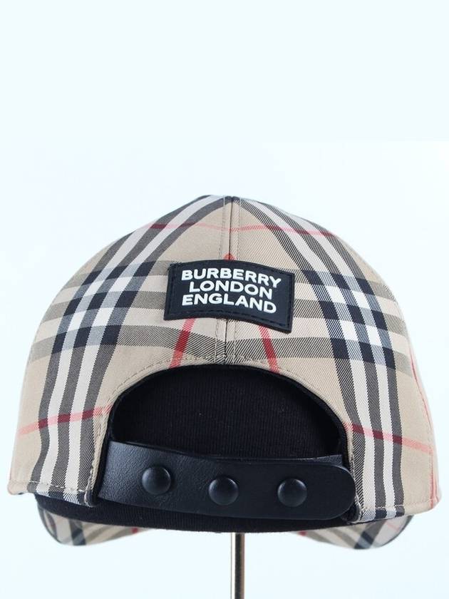 Nova Check Ball Cap M - BURBERRY - BALAAN 4