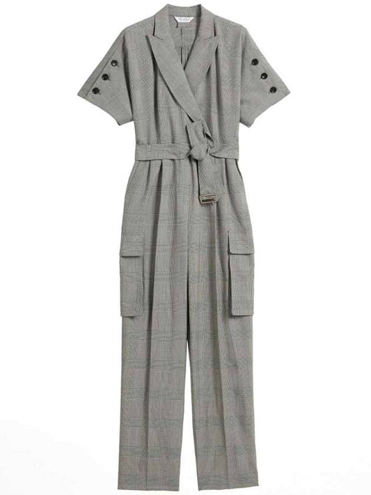 Bari Wool Jump Suit Grey - MAX MARA - BALAAN.