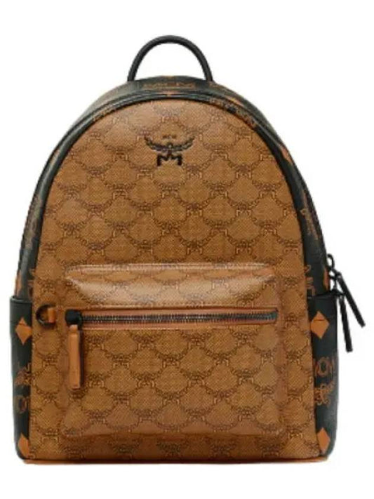 Monogram Mix Stark Backpack Bag - MCM - BALAAN 1