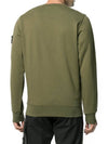 Men's Wappen Patch Sweatshirt Khaki - STONE ISLAND - BALAAN 4