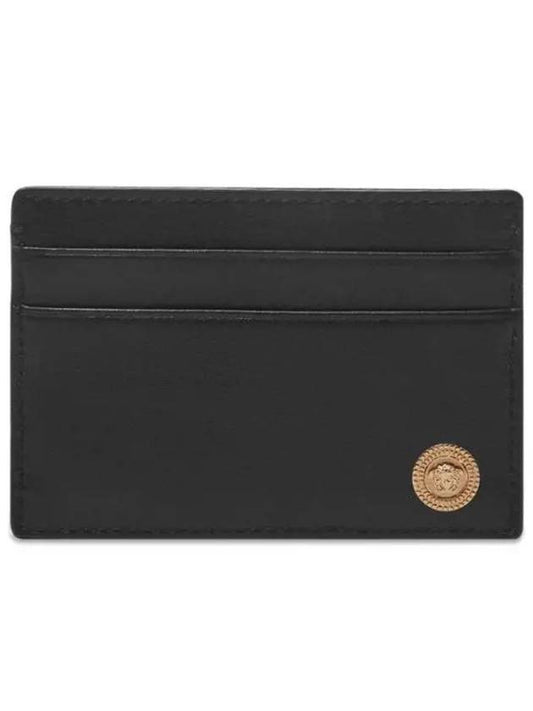 Circle Medusa Logo Two-tier Card Wallet Black - VERSACE - BALAAN 2