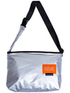 2 Way Padded Messenger Bag Silver - DON’T ASK MY PLAN - BALAAN 3