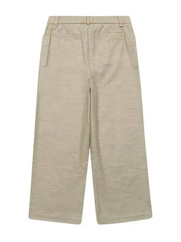 Wool Semi-Wide 34 Pants 5032LBWWBEIGE - BLACK&WHITE - BALAAN 2