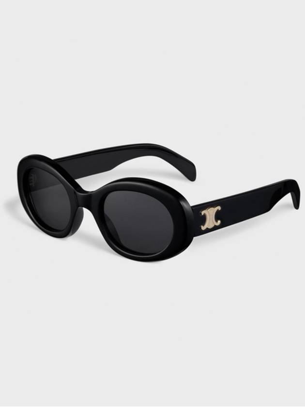 Eyewear Triomphe Acetate Sunglasses Black - CELINE - BALAAN 4