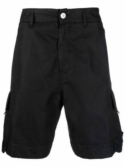 Shadow Project Cargo Shorts Black - STONE ISLAND - BALAAN 2