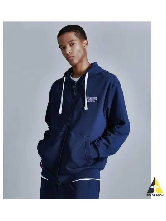 Vector hooded zip up navy - REEBOK - BALAAN 1