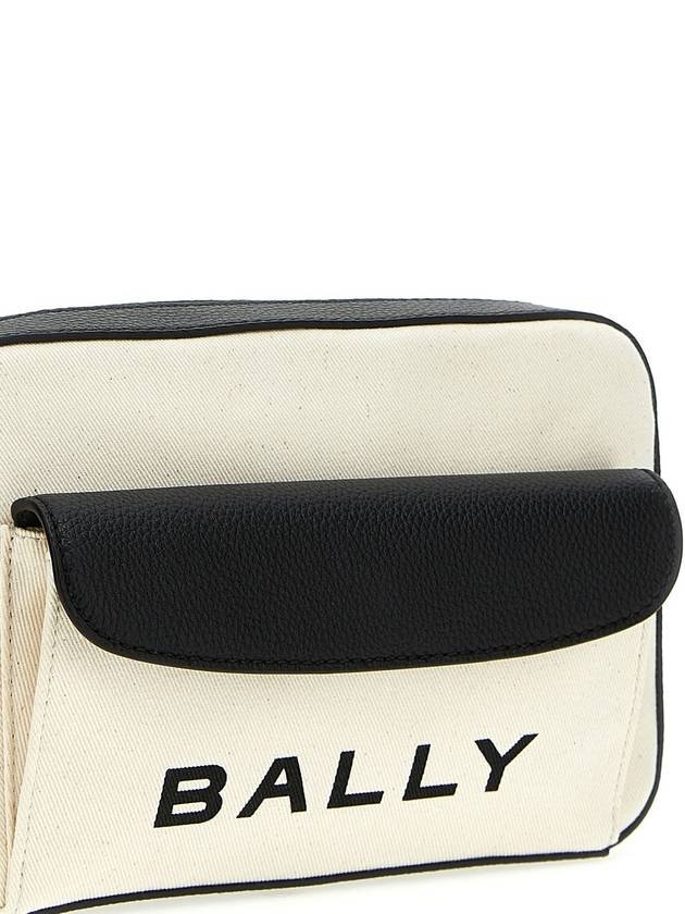 Bar Daniel Logo Print Cross Bag White - BALLY - BALAAN 4