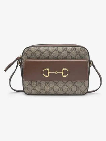 Small Horsebit 1955 Shoulder Bag Brown 64545492TCG8563 - GUCCI - BALAAN 1