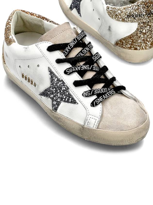 Super-Star Glittered Sneakers White - GOLDEN GOOSE - BALAAN 2