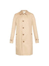 Inner Pattern Single Coat Beige - BURBERRY - BALAAN.