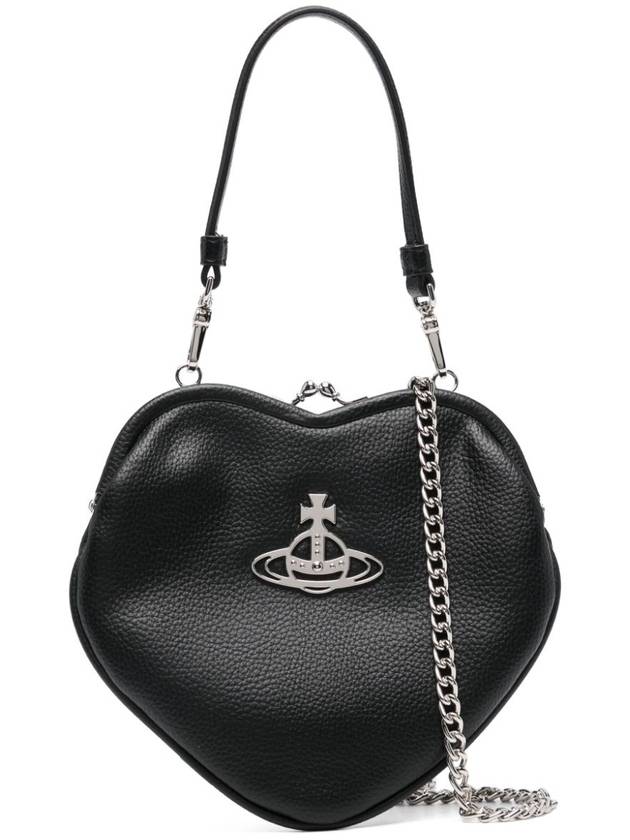 Belle Heart Frame Shoulder Bag Black - VIVIENNE WESTWOOD - BALAAN 2