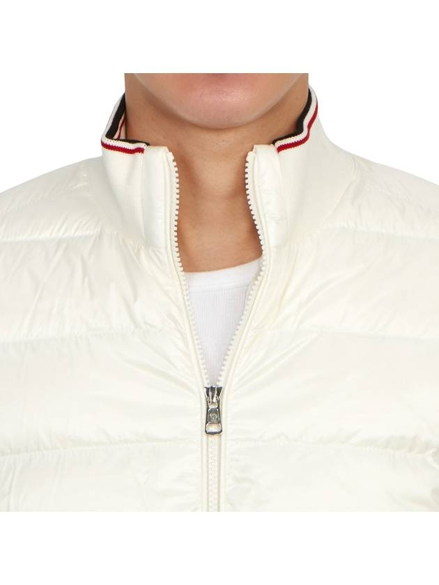 Cotton Cardigan Padding White - MONCLER - BALAAN 9