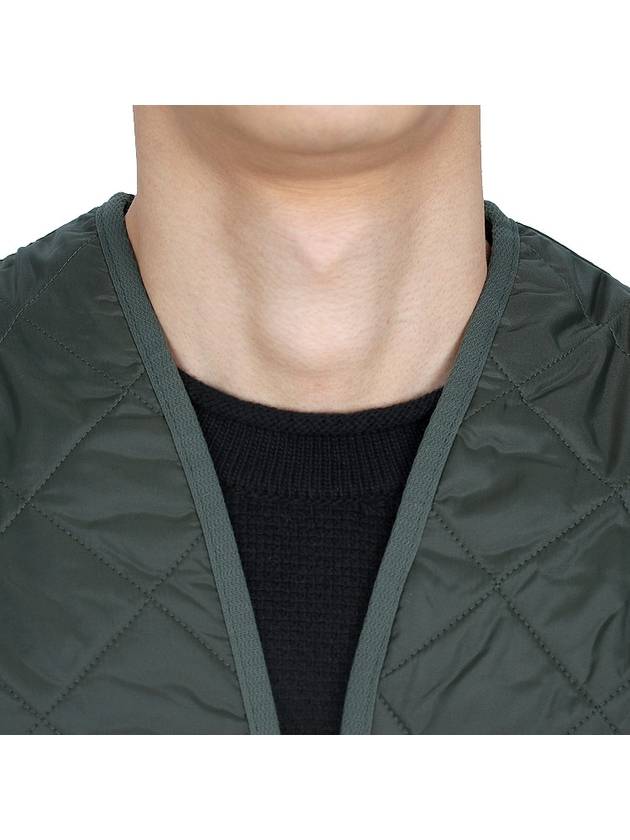 Quilted Waistcoat Zip In Liner Vest Olive - BARBOUR - BALAAN 7