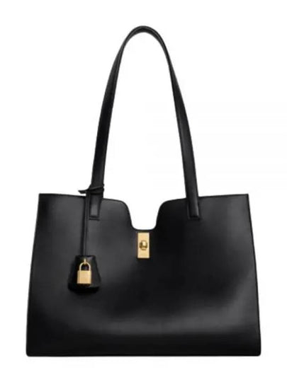 Cabas 16 Smooth Calfskin Tote Bag Black - CELINE - BALAAN 2