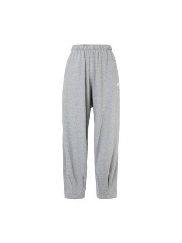 Club Fleece Oversized French Terry Track Pants Dark Grey Heather - NIKE - BALAAN 2