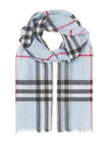 check pattern muffler blue - BURBERRY - BALAAN.