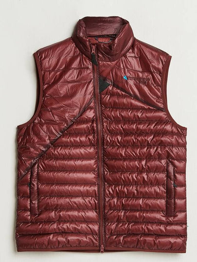 Men's Lopt Down Vest Madder Red - KLATTERMUSEN - BALAAN 2