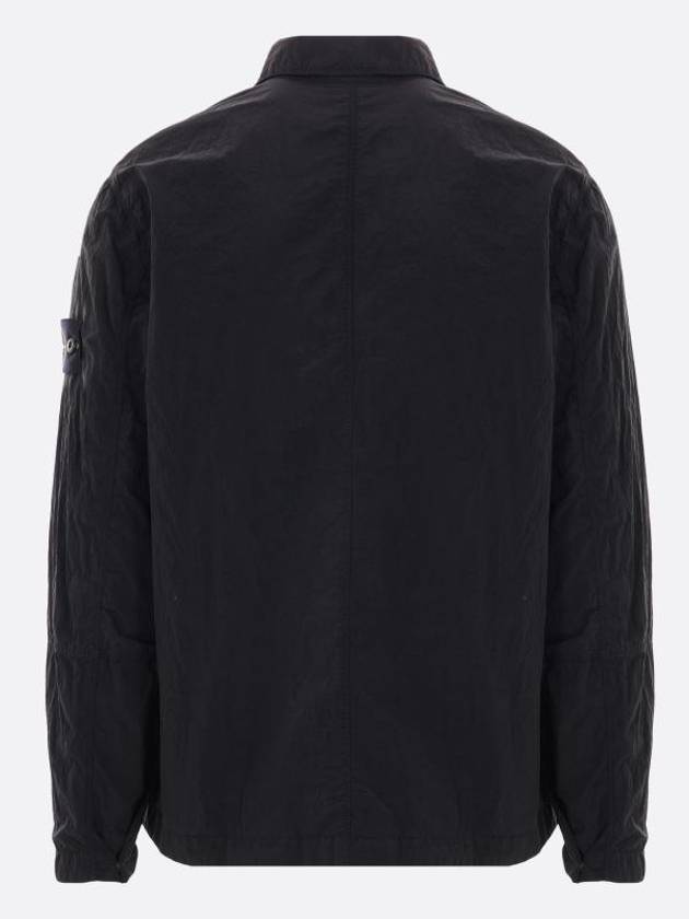 Nylon Metal Econyl Long Sleeve Shirt Black - STONE ISLAND - BALAAN 3