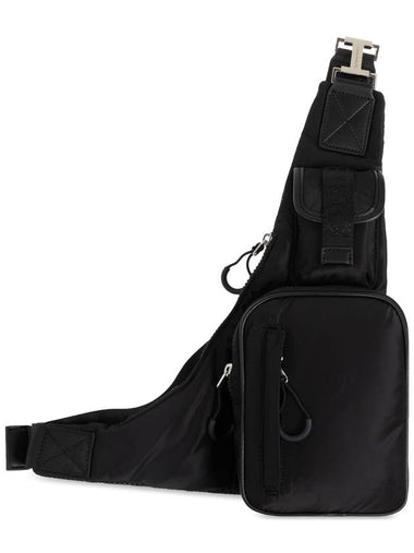 Iceberg Single Shoulder Backpack, Men's, Black - ICEBERG - BALAAN 1