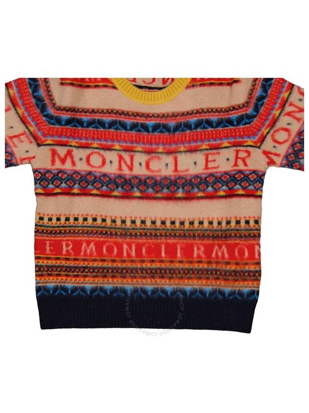 Moncler Boys Wool Fair Isle Sweater, Size 10 - MONCLER - BALAAN 3