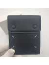 Contrast Stitch Halfwallet Black - MAISON MARGIELA - BALAAN 5