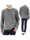 Fox Head Patch Regular Long Sleeve T Shirt Dark Gray - MAISON KITSUNE - BALAAN 2