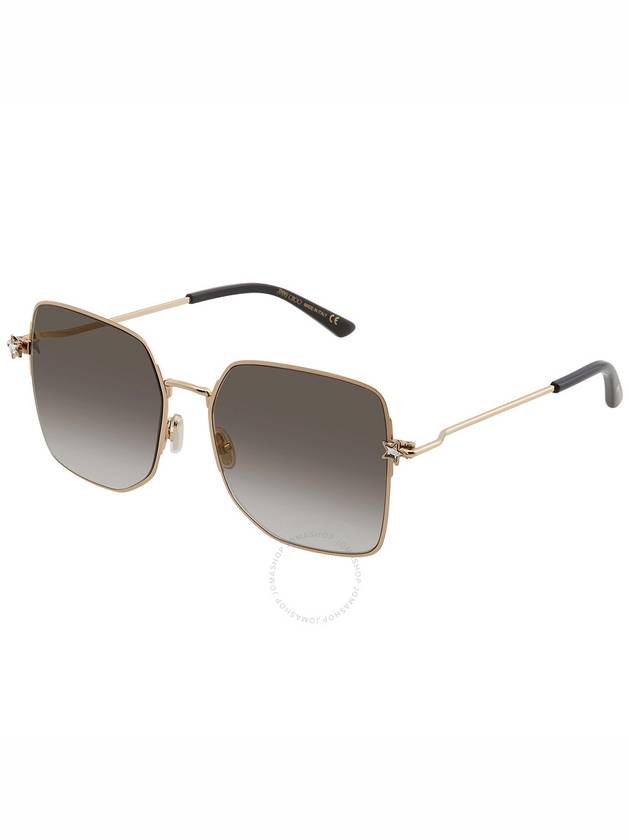 Jimmy Choo Gray Gradient Square Ladies Sunglasses TRISHA/G/SK 0J5G/FQ 58 - JIMMY CHOO - BALAAN 3