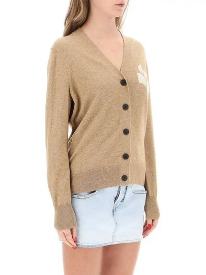 Women s Karin Logo Cardigan CA0008FA A1X05E 50CM - ISABEL MARANT - BALAAN 2